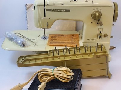 Bernina Record 730 Sewing Machine with Foot Pedal - Parts or Repair Please Read 