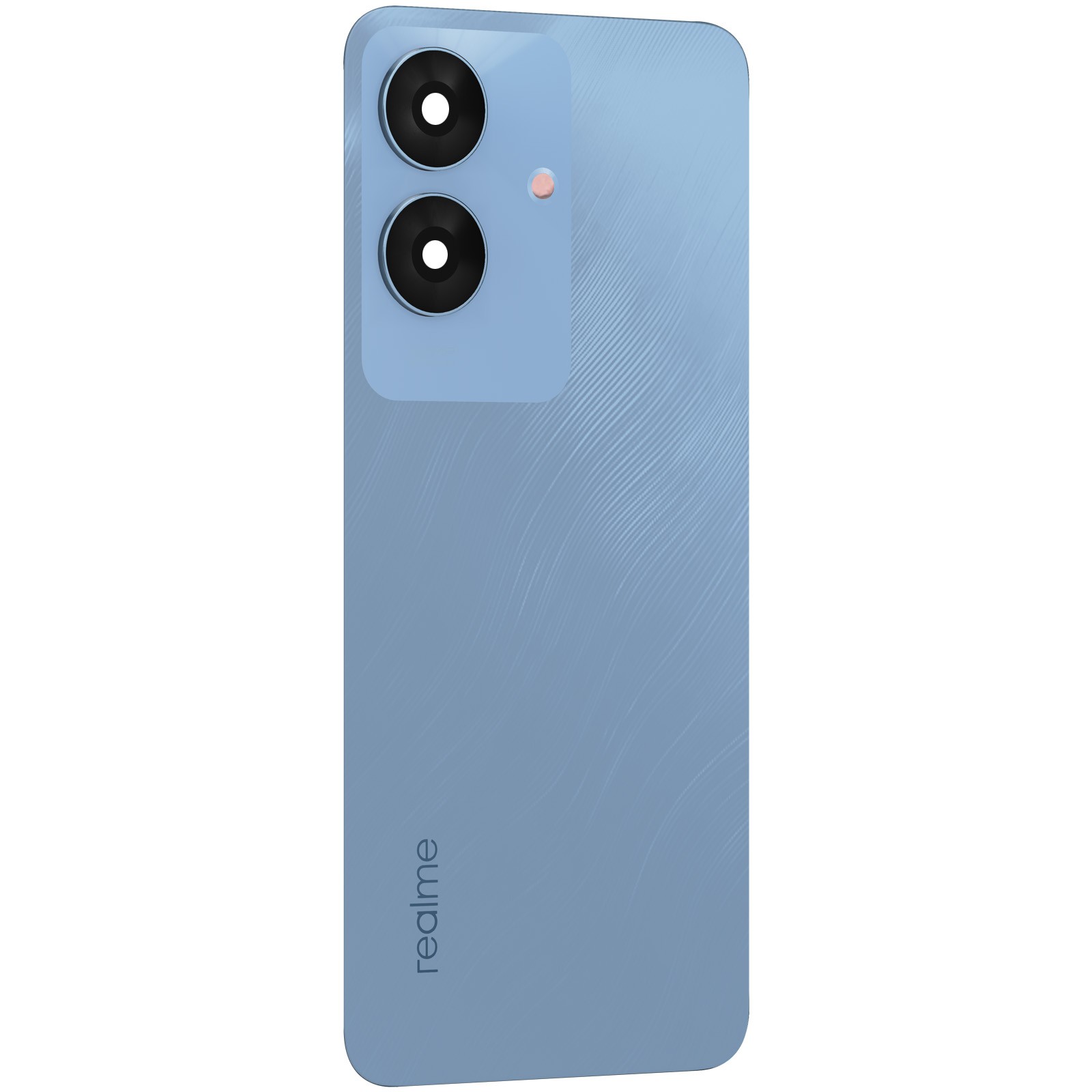 Cache batterie Realme Note 60 bleu ajustement parfait anti-poussière