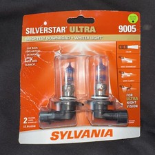 Sylvania 9005 Silverstar Ultra High Performance Halogen Headlight Bulb 2 Bulbs