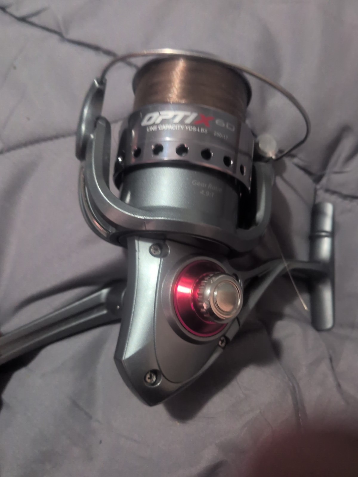 Quantum X60 Spinning Fishing Reel 4.9:1 Gear Ratio Right/Lef