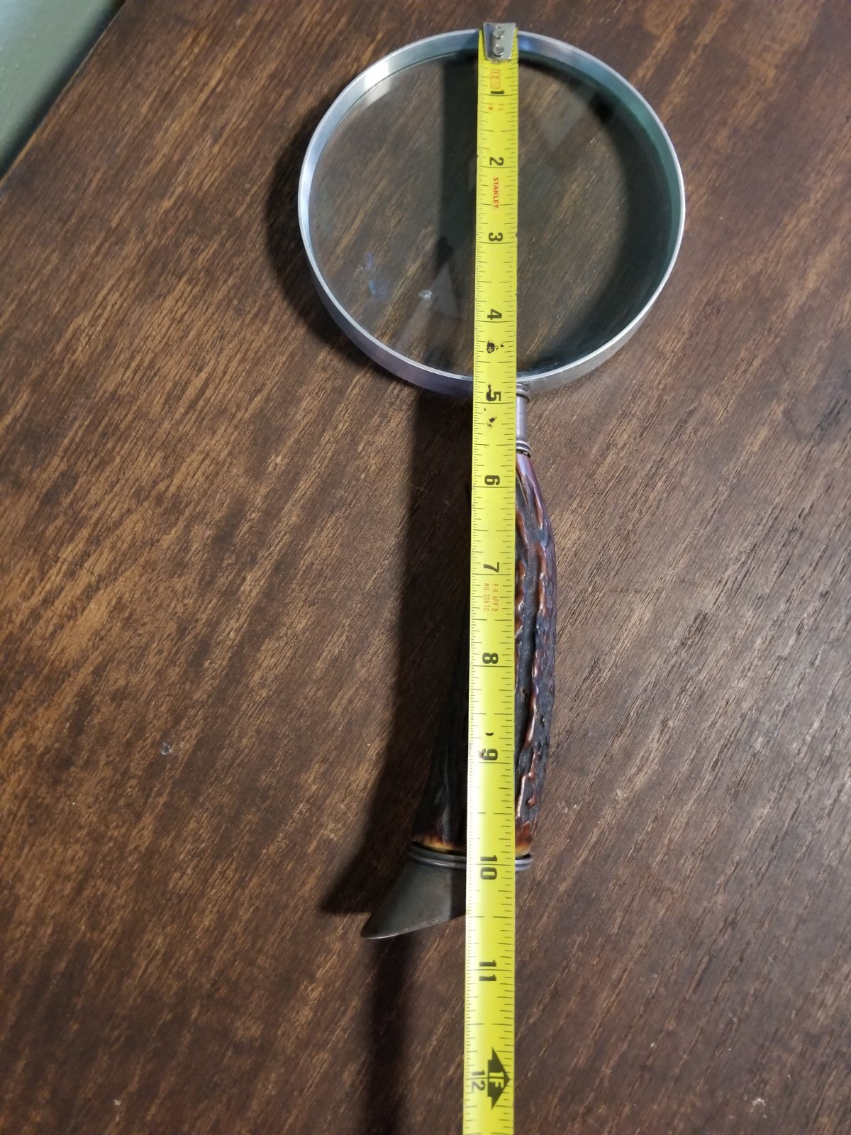 Sterling Silver & Stag Horn Magnifying Glass Made in Japan Swift Instruments