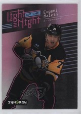 2023-24 Upper Deck Synergy Light Up The Night Pink /699 Evgeni Malkin #LN-EM f6d