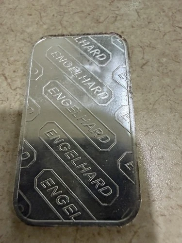 1oz .999 Silver Engelhard Bar