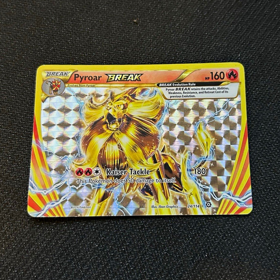 The Pokémon Company Pyroar BREAK 24/114 XY Steam Siege Holo Rare EN 2016 160HP