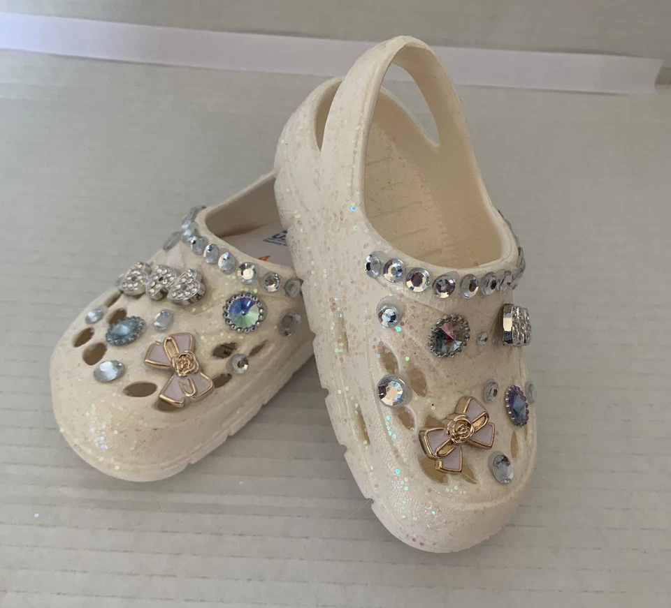 Zapatos de cocodrilo Bling Charm para bebé/niño pequeño (talla 4) Foto 4 de 4
