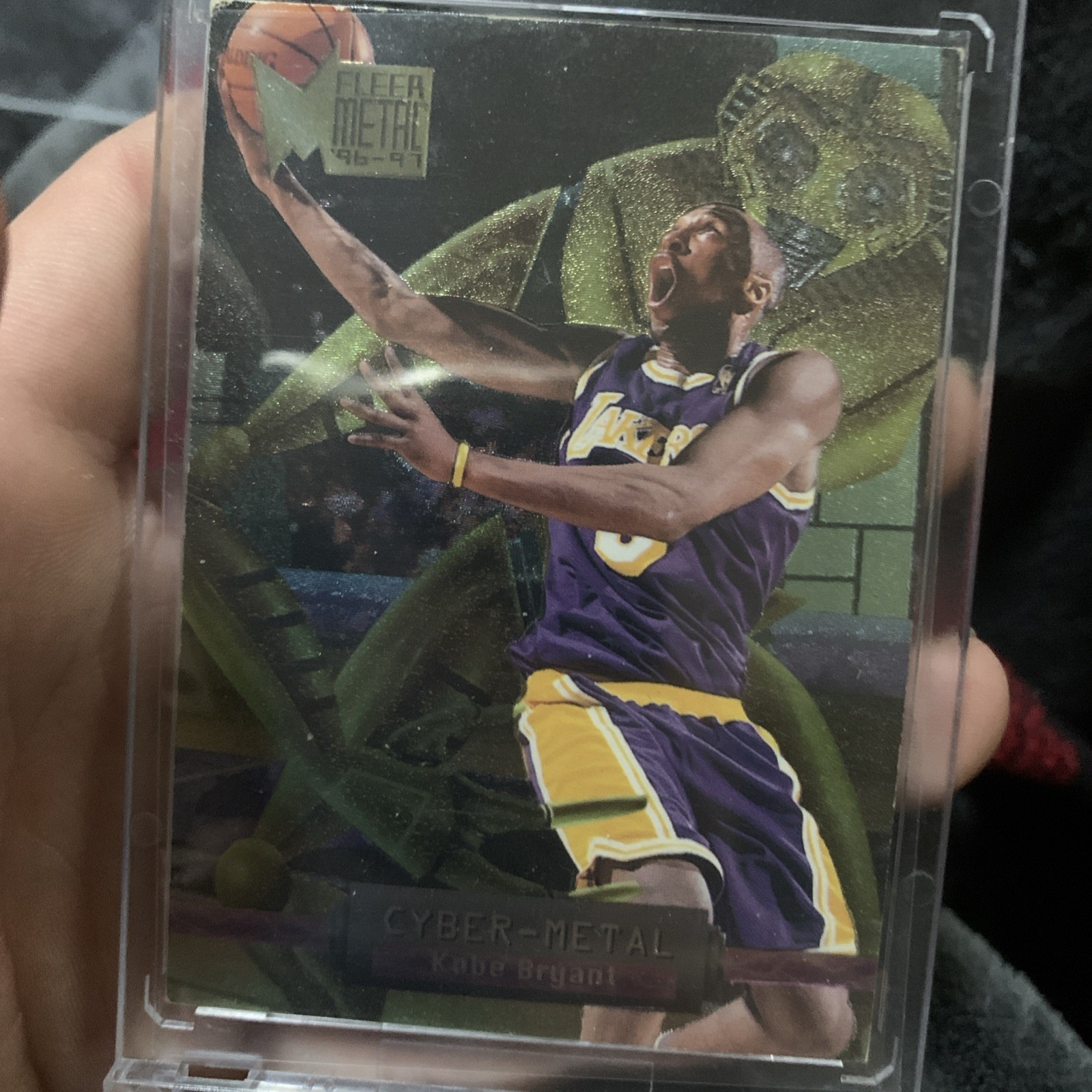 1996-97 Fleer Metal - Cyber-Metal Kobe Bryant #5 (RC)