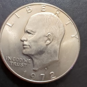 1972 Eisenhower $1 Denver Mint Business Strike KM#203