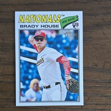 Topps 2026 Heritage Rookie Brady House Nationals Baseball Card #153