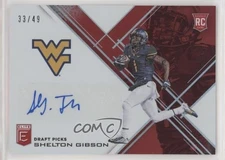 2017 Elite Draft Picks Aspirations Red 33/49 Shelton Gibson Rookie Auto RC 0rb