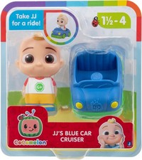 Cocomelon JJ Blue Car Cruiser Figure Pack Preschool Vehicle Toy New