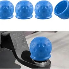 4 PCS Trailer Ball Cover, Heavy Duty Rubber Towball Protect Cap for 2 Inch Recei
