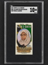 2021 Topps Allen & Ginter’s Chrome Samia Suluhu Hassan MWL-18 SGC 10