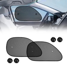 2 Pack Car Side Window Sun Shade, Glare and UV Rays Protection for Your Black