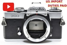 Almost MINT Minolta XD Silver 35mm SLR Film Camera Body From JAPAN