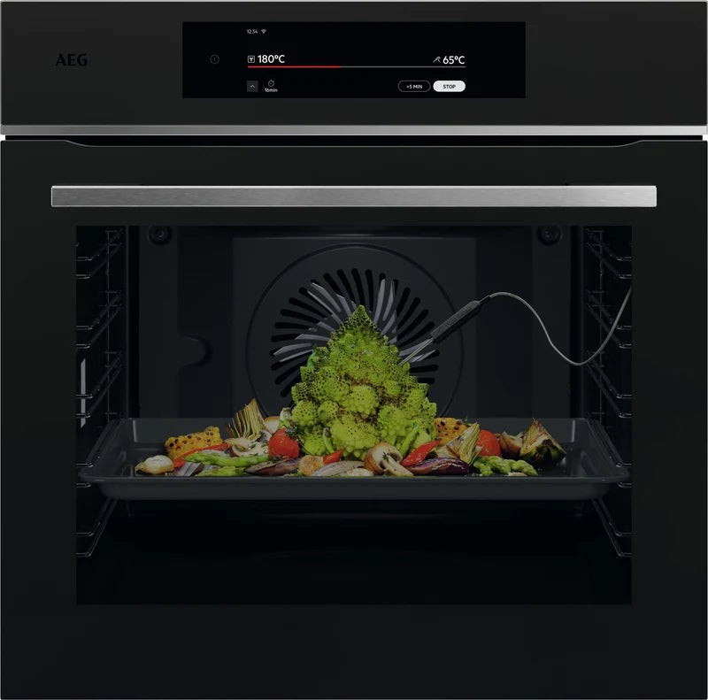 AEG TT9PB831AT Single Oven Electric Built In in Matt Black