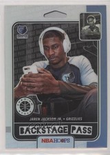 2019 Panini NBA Hoops Premium Stock Back Stage Pass Holo Jaren Jackson Jr #6 ut4