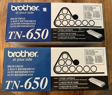 Genuine Brother TN-650 High Yield Toner Cartr...