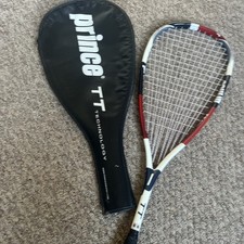 Prince TT triple threat 155 Squash Racket With Cover - VGC