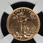 1/10 oz gold 1997 $5 American Eagle NGC MS69