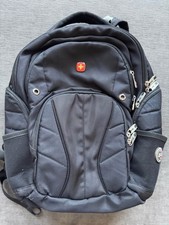 Swissgear ScanSmart Tech Laptop Backpack Black Airflow Multi-Pocket Travel Bag