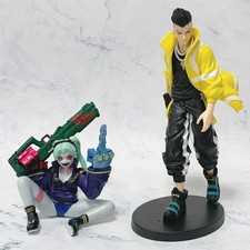 Cyberpunk Edgerunners Figure Set Seated Rebecca Battle David Statue Collectible