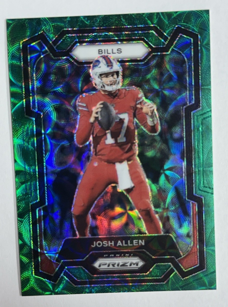 2023 Panini Prizm Green Scope Josh Allen 11/75 #32