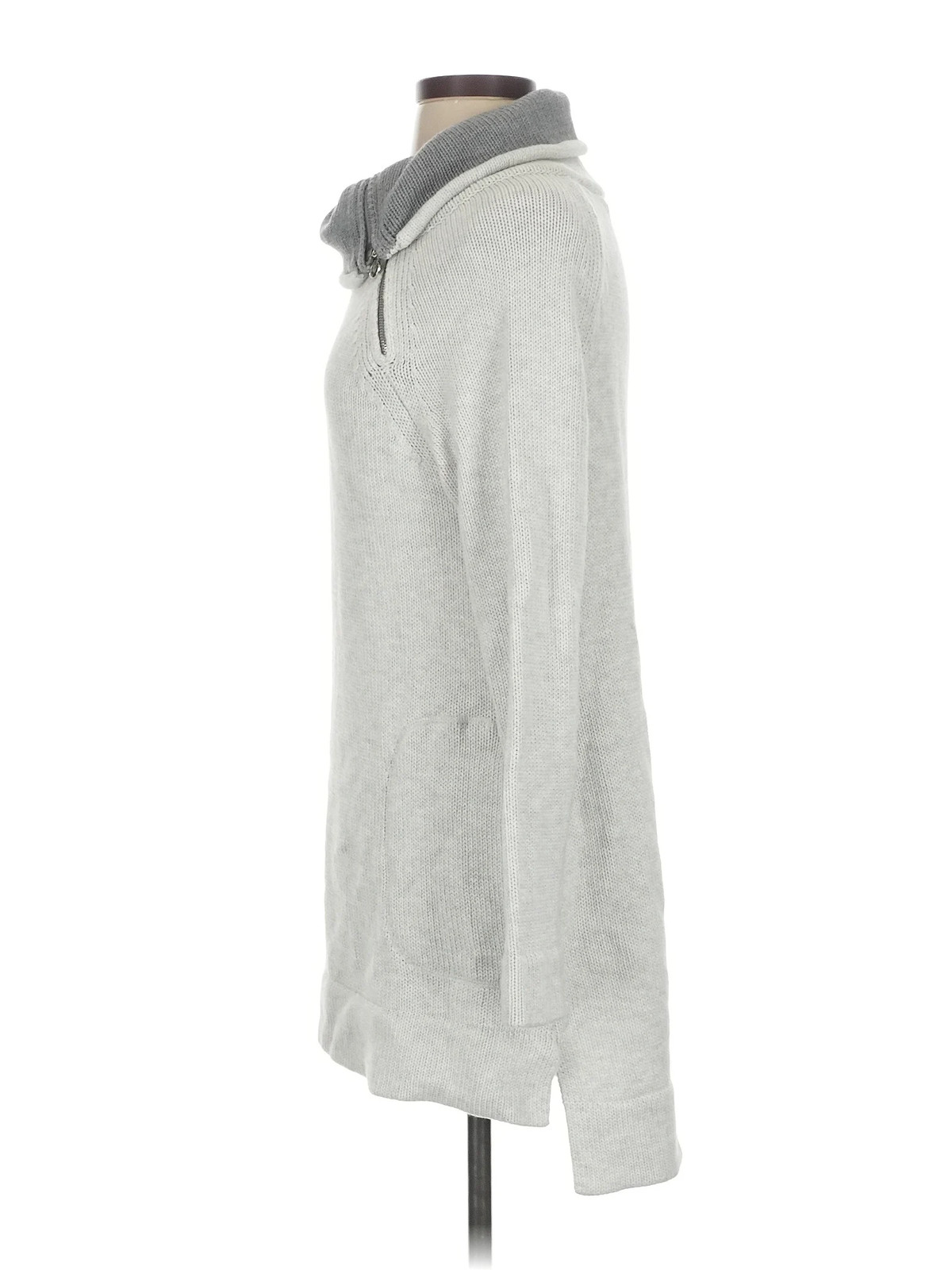 Soft Surroundings Women Gray Turtleneck Sweater S - image 4