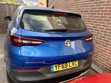 2017-2021 MK1 PRE FL VAUXHALL GRANDLAND X REAR BUMPER BLUE 5 DOOR HATCHBACK