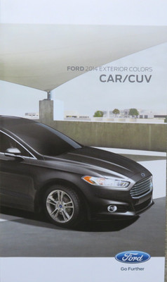 2014 Ford Focus Fusion Taurus Mustang Flex Edge USA Farbkarte color chart