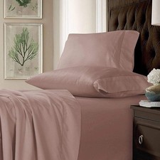 Tribeca Living Standard Cotton Sateen Pillowcase Set, Salmon