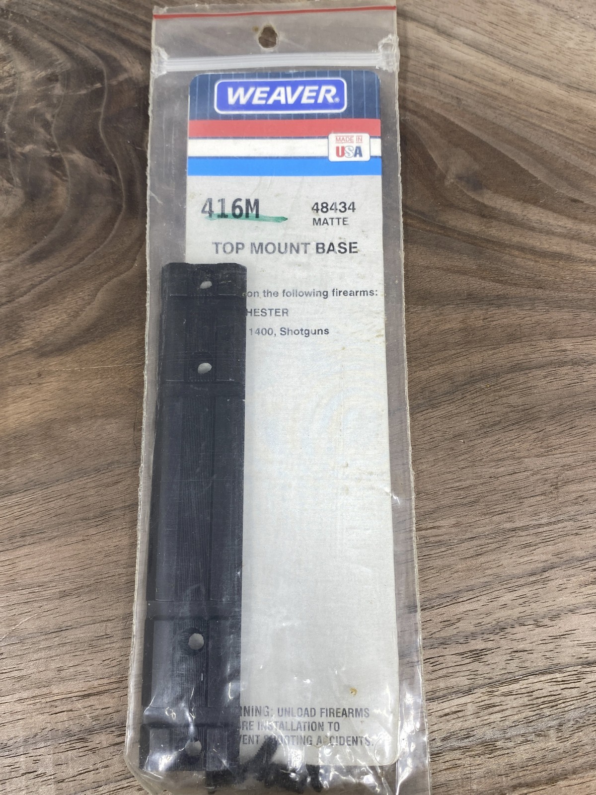 Weaver 416M Top Mount Base  Winchester 1300 1400