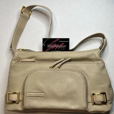 BRAND NEW w/TAG, Stone Mountain Genuine Leather Handbag Purse , "Sydney"