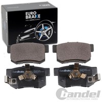Eurobrake BremsbelÄGe Satz Hinterachse Passend FÜR Honda Accord CR-V Crosstour