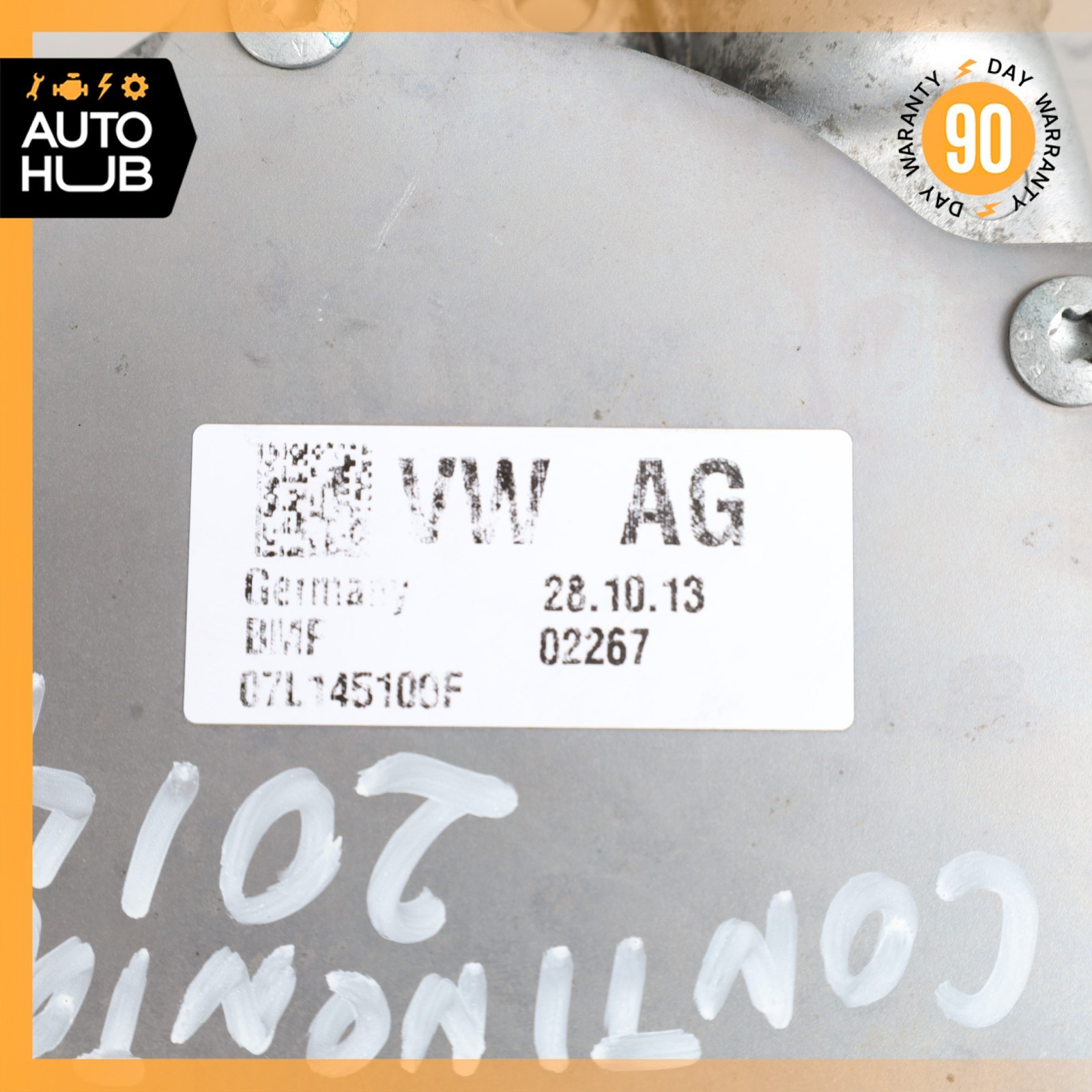 2014 Bentley Continental GTC Engine Motor Vacuum Pump 07L145100F OEM 32k