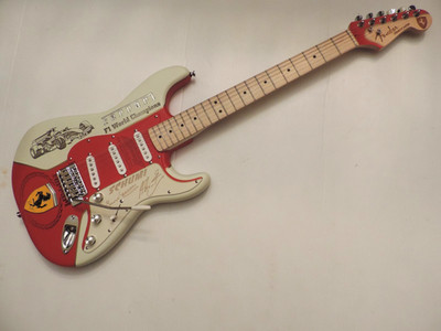 FENDER STRATOCASTER FERRARI F1 SCUHMACHER SCHUMI TRIBUTE PRE ORDER CUSTOM GUITAR