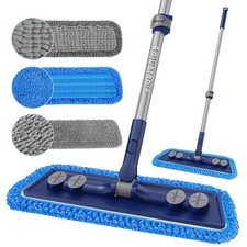 Microfiber Mops for Floor Cleaning - Dust Mop for Hardwood Floors with 55 Ad...