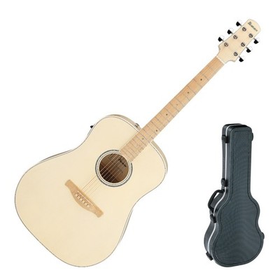 Ibanez AAD77M1E Advanced Acoustic, Antique White + MR600AC Roadtour Case