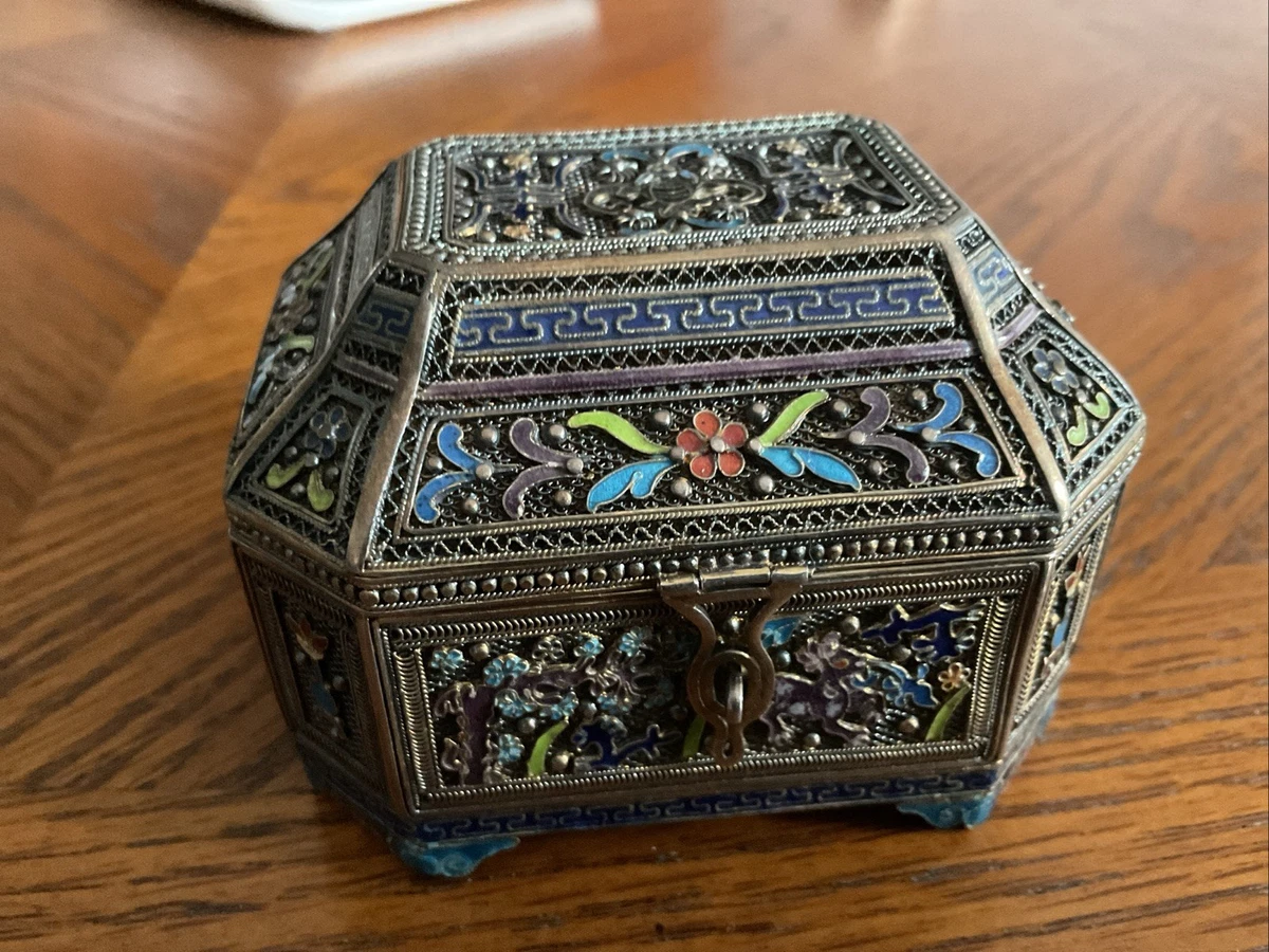 Silver Antique Chinese Boxes for sale | eBay
