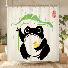 LGhtyro Funny Frog Shower Curtain 60"W x 71"L Pack of 1 , B-funny