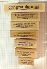 Stampin Up CONGRATS Stamp Set 113770 All Occasion Congratulations