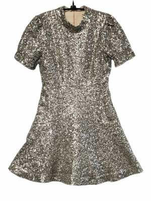 for love and lemons silver dress For Love and Lemons Opal Mini in Silver TrenLend