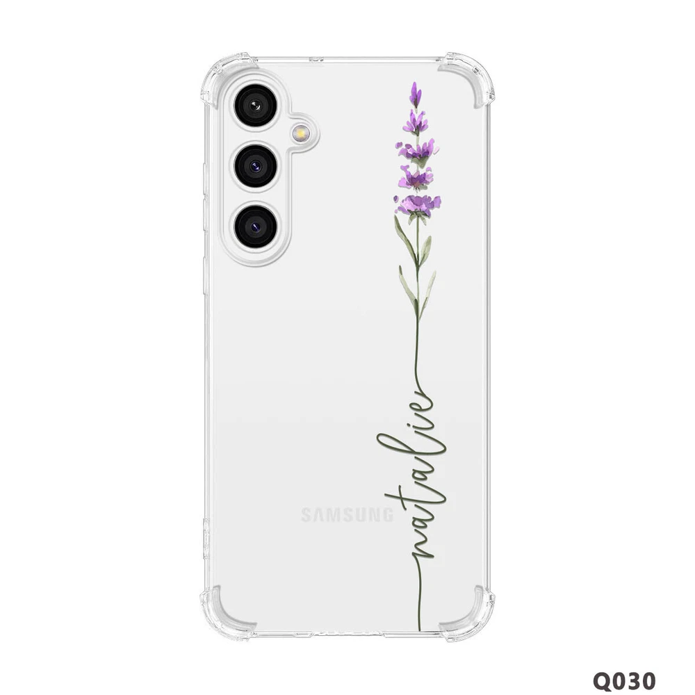Phone Case For Samsung Galaxy S25 Ultra S24 A15 A16 A35 Personalised Clear Cover