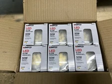Satco S29401 LED 120V 6.5W 50W PAR20 Medium Soft White - Lot Of 6