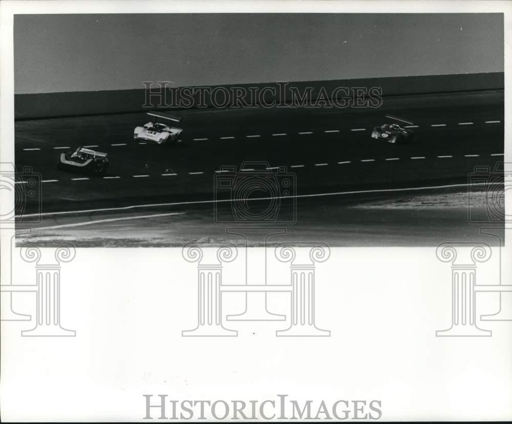 1970 Press Photo Race Cars on Track at the Texas International Speedway