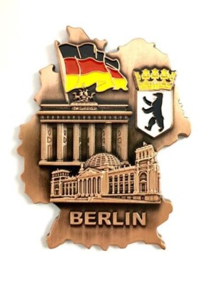 Kühlschrankmagnet Berlin 3D - Magnet Souvenir Metall