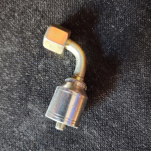 FQ93K-04-14 1/4" to 7/8"  90° Female Metric Swivel Universal Seat, K Series