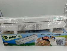 Wraptastic Plastic Wrap Dispenser As Seen On TV Open Box NEW