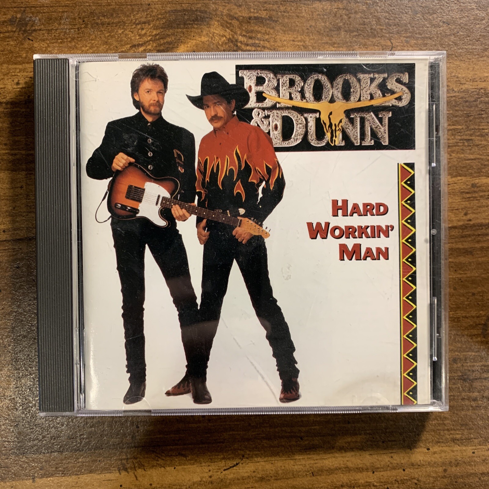 2 Brooks & Dunn CDs Hard Workin’ Man + Steers & Stripes Very Good Free