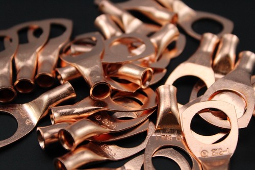 8 GAUGE COPPER 1/2 RING 2 PK CRIMP TERMINAL CONNECTOR AWG BATTERY CAR LUG CUR812 - Picture 8 of 8
