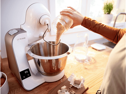 Robot de cocina - Bosch MUM5XW20, 1000 W, 7 potencias, 1.25 l, Blanco - Imagen 4 de 4